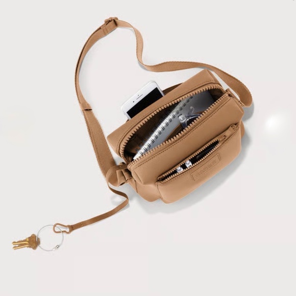 Dagne Dover Micah Neoprene Crossbody - Camel - Picture 3 of 7